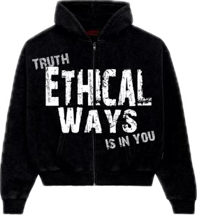 Black “Think Ethical” Jacket