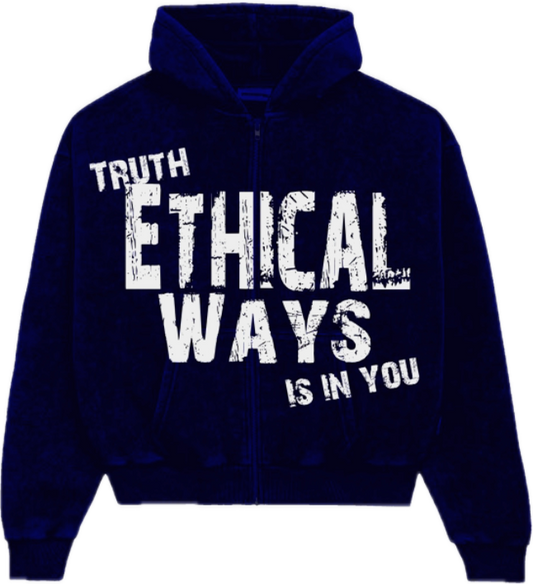 Navy “Think Ethical” Jacket